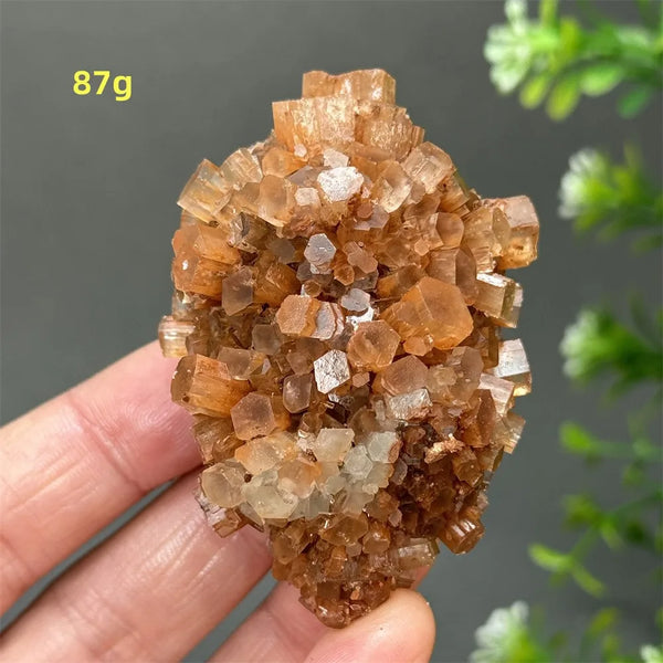 Orange Aragonite Crystal Cluster-ToShay.org