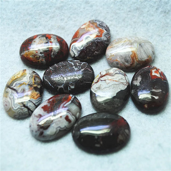 Red Agate Cabochons-ToShay.org