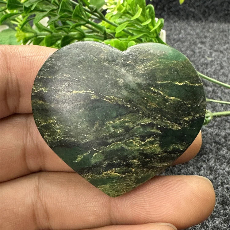 Green Emerald Stone Heart-ToShay.org