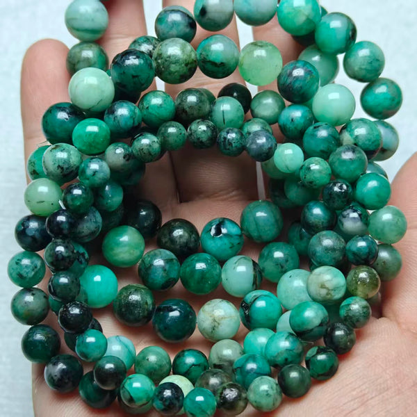 Green Emerald Stone Bracelet-ToShay.org