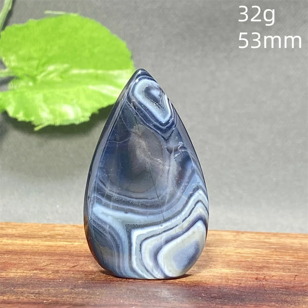 Black Silk Agate Torch-ToShay.org