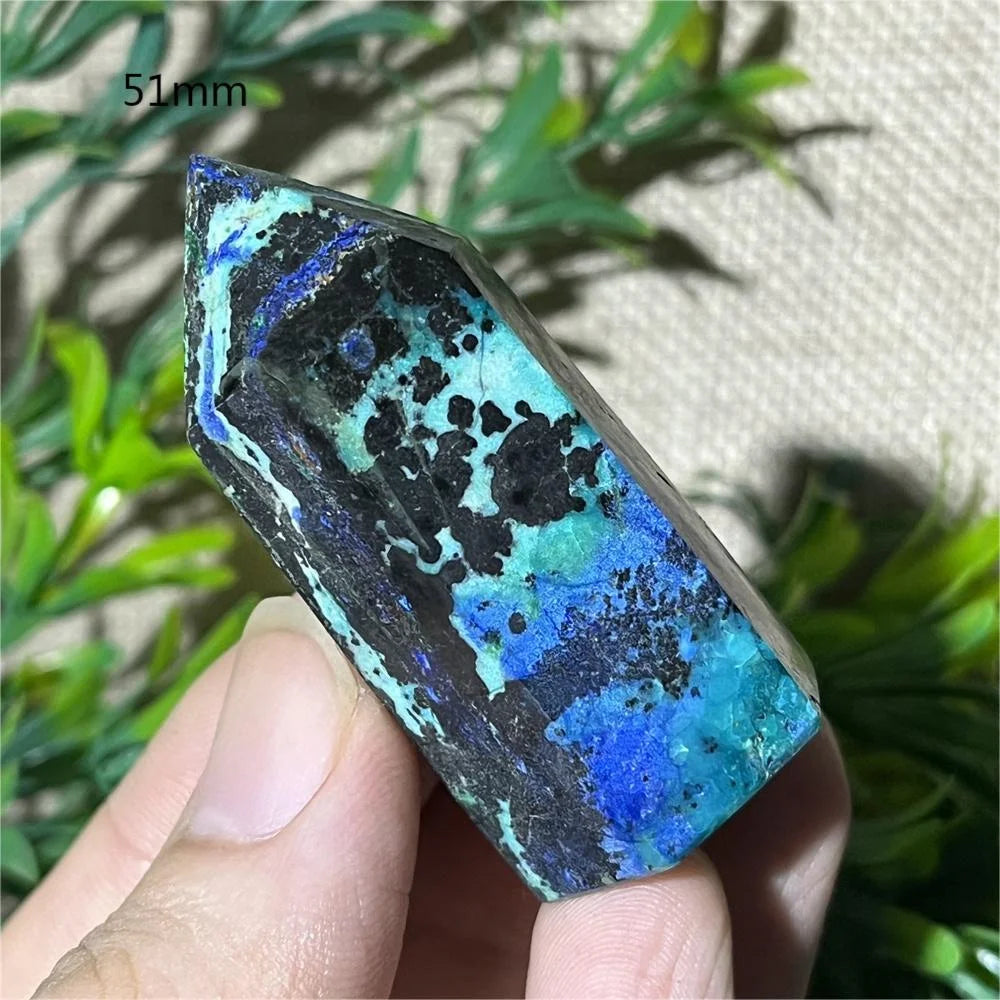 Blue Chrysocolla Point Wand-ToShay.org