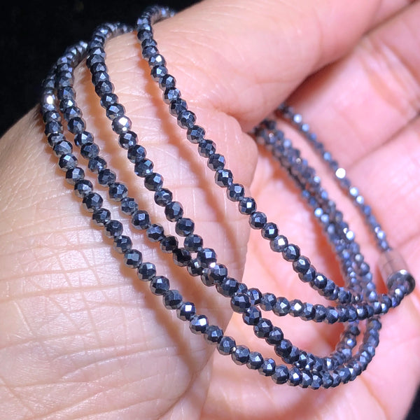 Silver Terahertz Bead Bracelet-ToShay.org