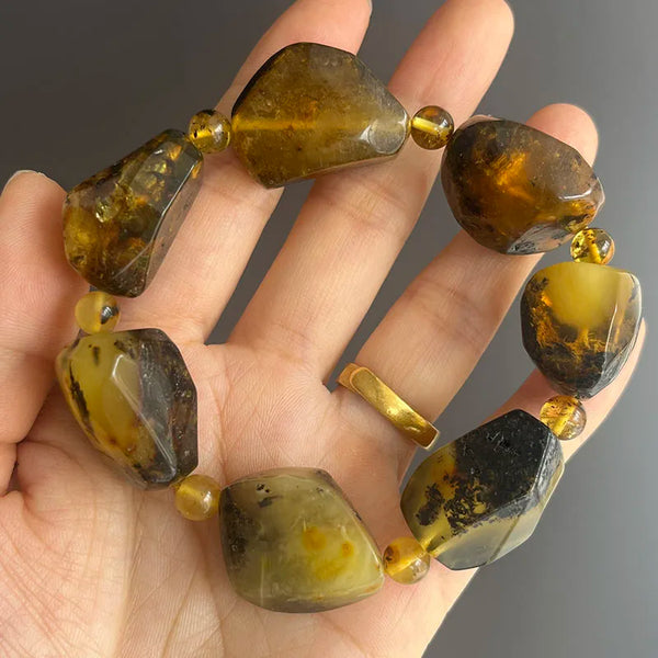 Yellow Amber Bracelet-ToShay.org