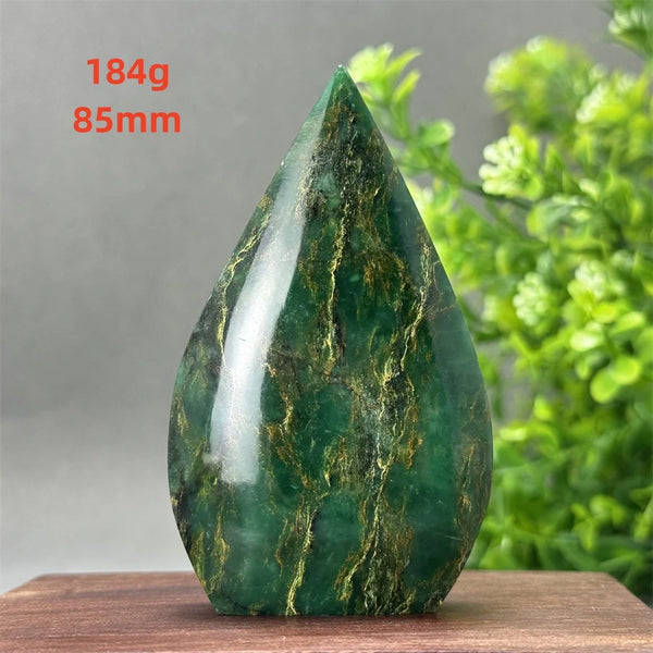 Green Emerald Agate Torch-ToShay.org