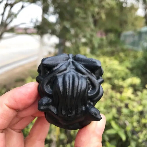 Black Obsidian Medusa Head-ToShay.org