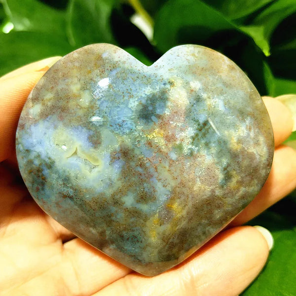 Green Moss Agate Heart-ToShay.org