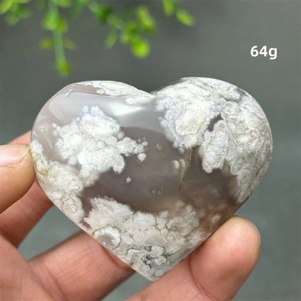 Black Cherry Agate Heart-ToShay.org