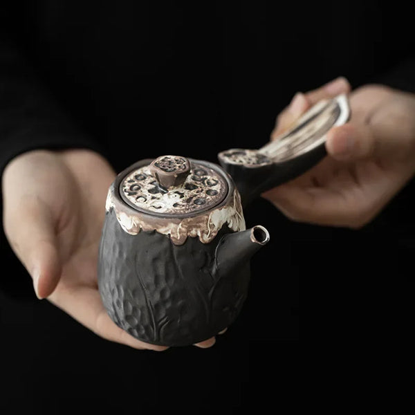 Stoneware Side Handle Pot-ToShay.org