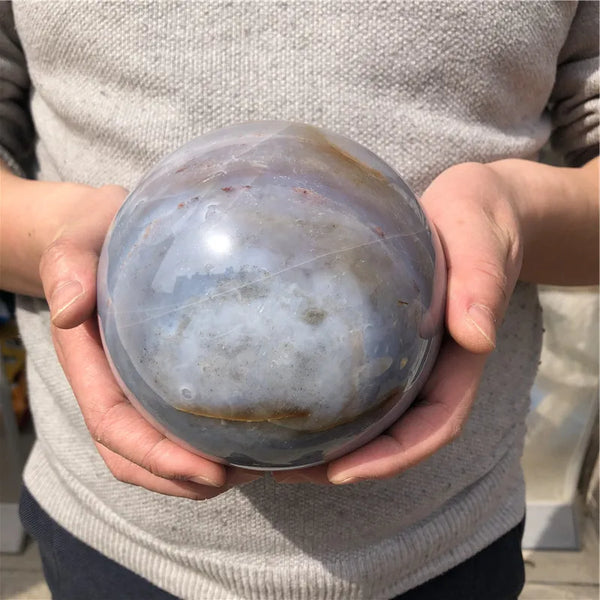 Grey Ocean Jasper Ball-ToShay.org