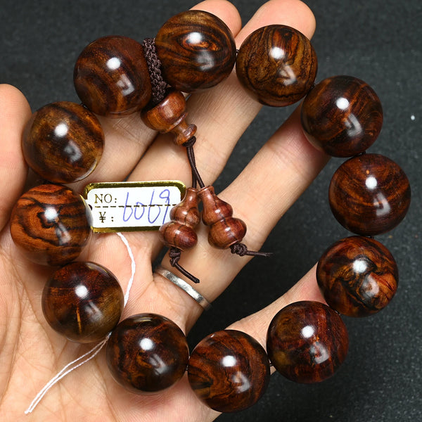 Wood Tiger Bead Bracelet-ToShay.org