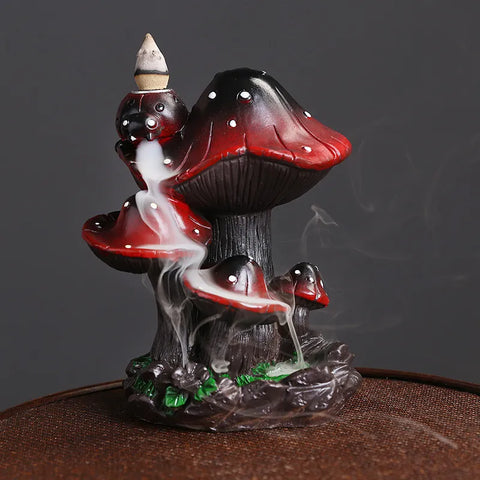 Mushroom Waterfall Incense Burner-ToShay.org
