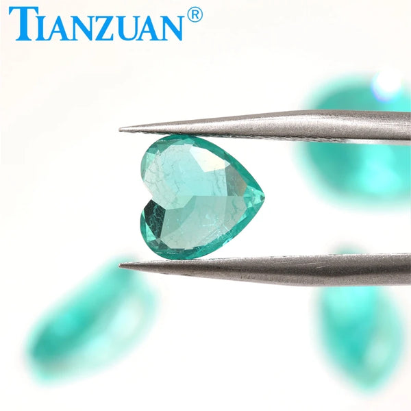 Blue Paraiba Heart-ToShay.org