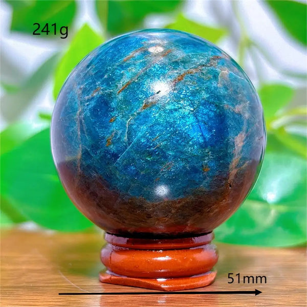 Blue Apatite Ball-ToShay.org