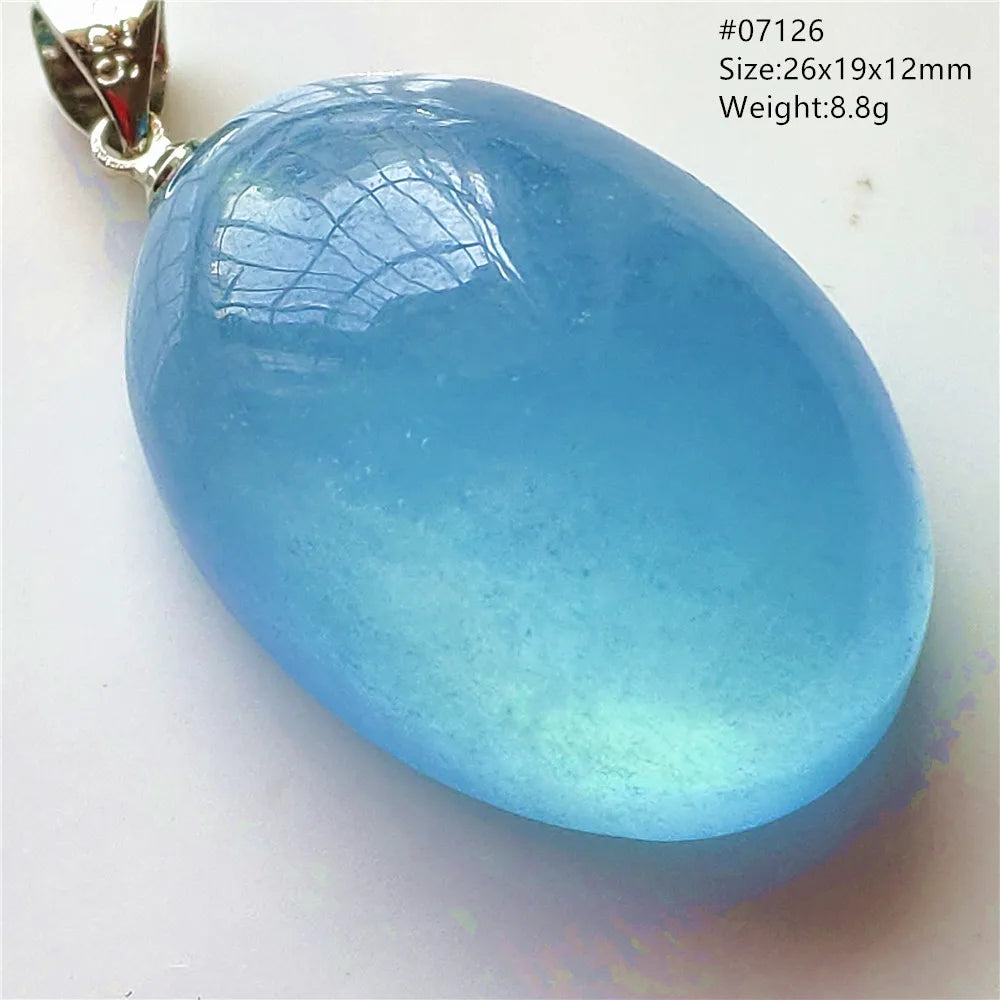Blue Aquamarine Pendant-ToShay.org