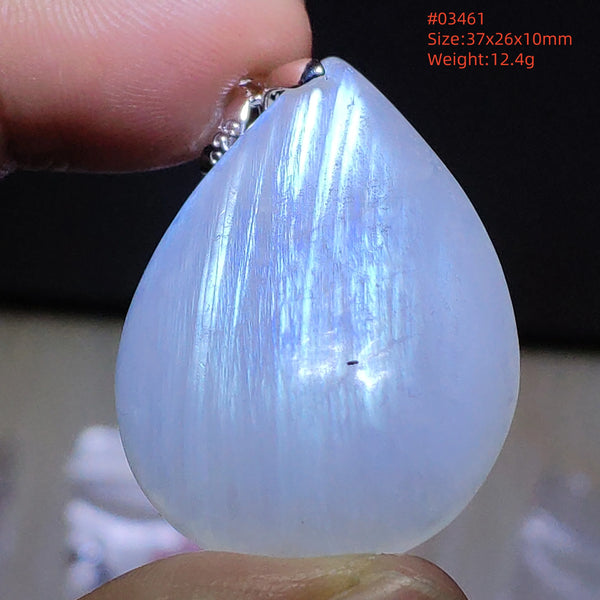 Blue Light Moonstone Pendant-ToShay.org
