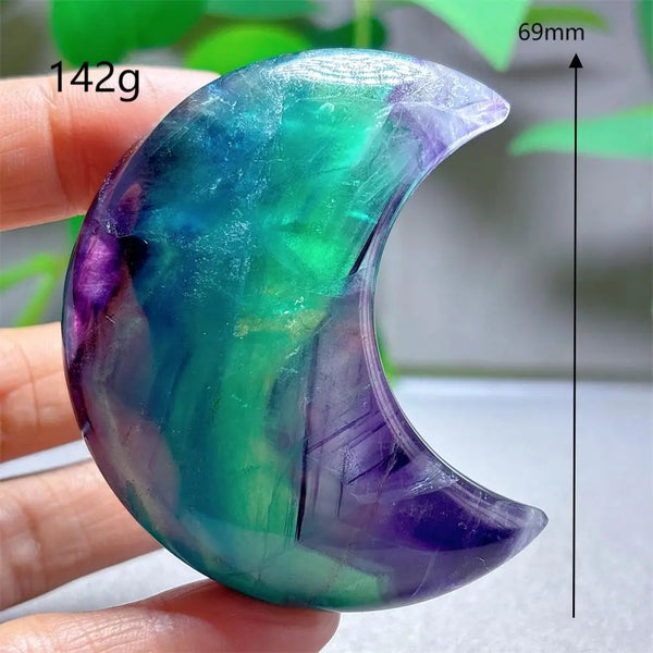 Rainbow Fluorite Moon-ToShay.org