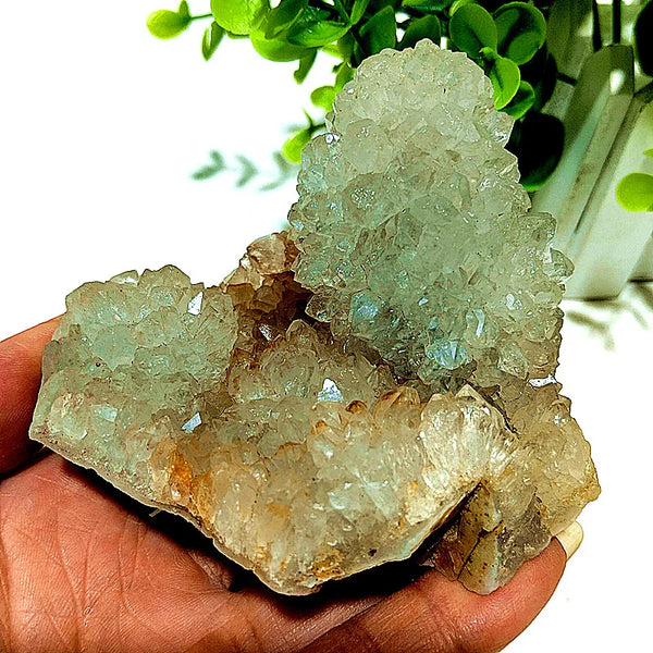 Yellow Agate Finger Crystal Cluster-ToShay.org