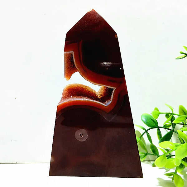 Red Agate Geode Tower-ToShay.org