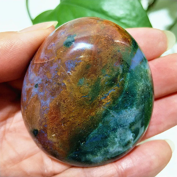 Ocean Jasper Palm Stone-ToShay.org