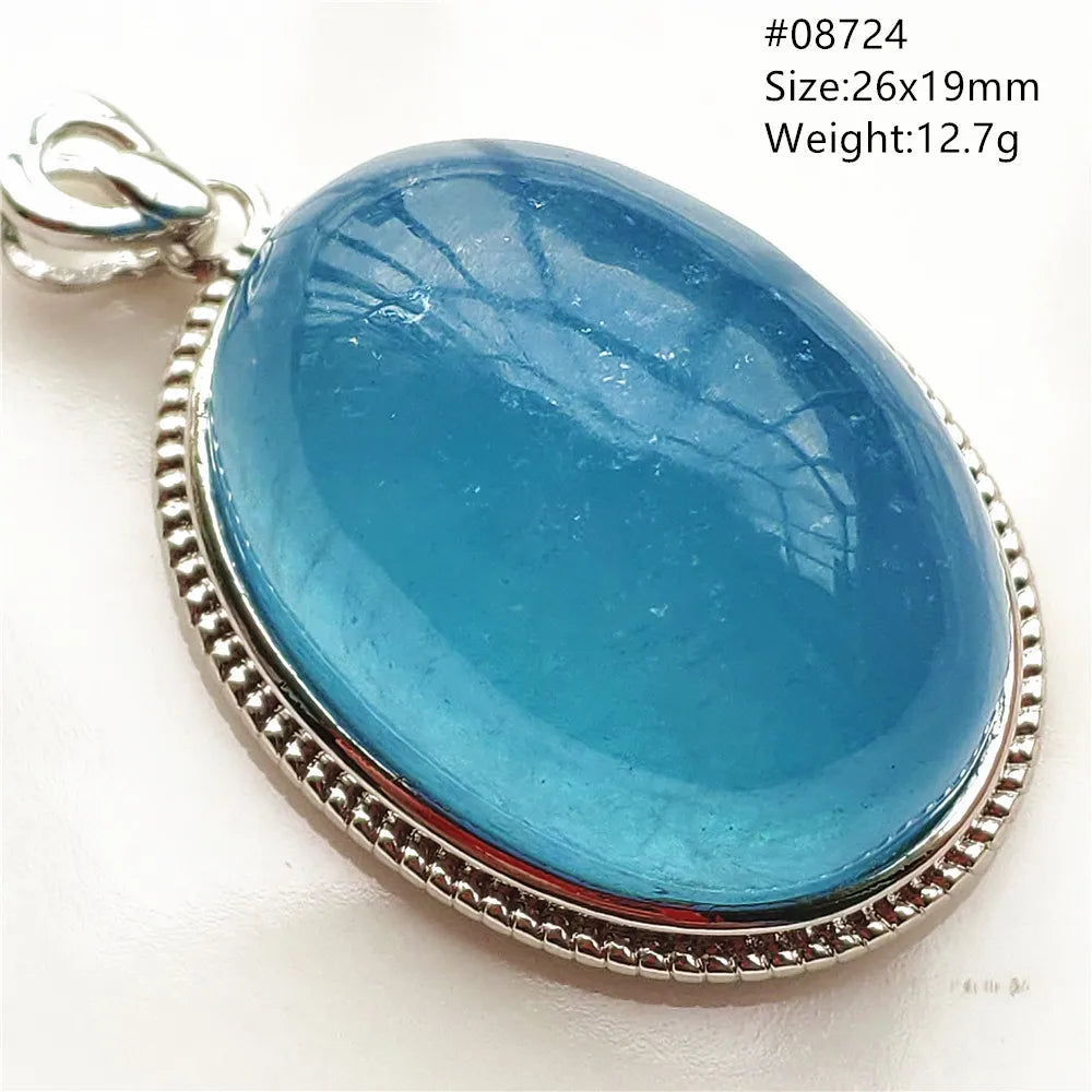 Blue Aquamarine Pendant-ToShay.org
