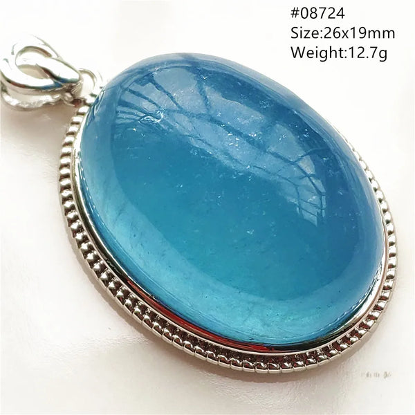 Blue Aquamarine Pendant-ToShay.org