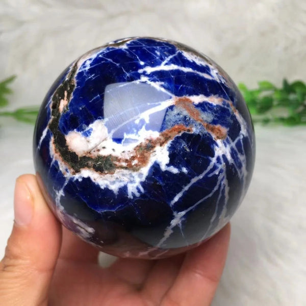 Blue Dumortierite Balls-ToShay.org