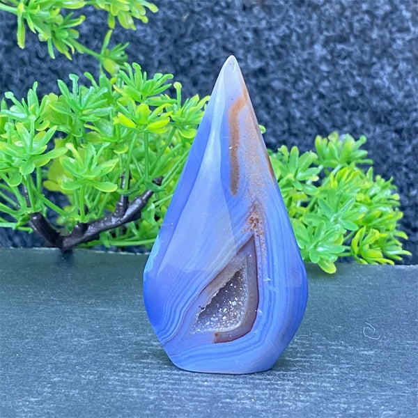 Blue Lace Agate Flame-ToShay.org