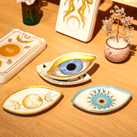 Evil Eye Ceramic Plate-ToShay.org