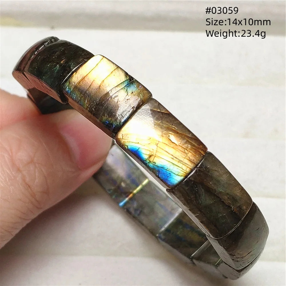 Blue Labradorite Bracelet-ToShay.org