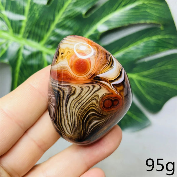 Red Agate Palm Stones-ToShay.org