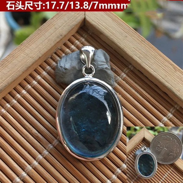 Blue Aquamarine Pendant-ToShay.org