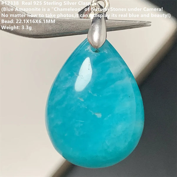 Blue Amazonite Pendants-ToShay.org