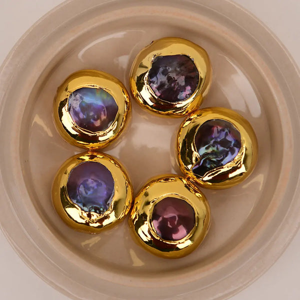 Black Pearl Coin Beads-ToShay.org