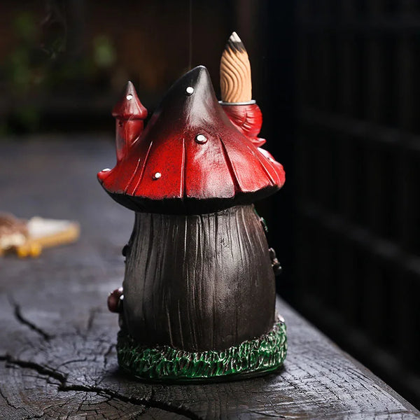 Mushroom House Incense Burner-ToShay.org