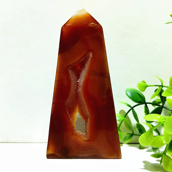 Red Agate Geode Tower-ToShay.org