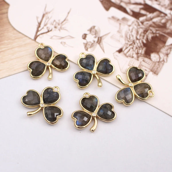 Mixed Crystal Flower Charms-ToShay.org