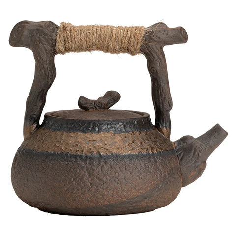 Rust Glaze Pottery Teapot-ToShay.org