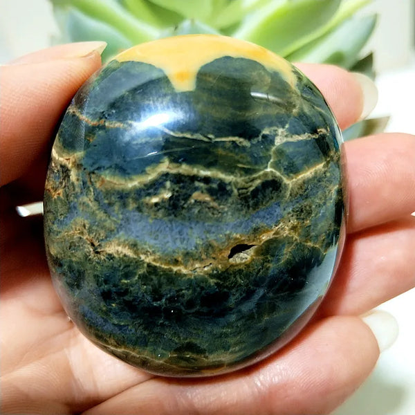 Ocean Jasper Palm Stone-ToShay.org