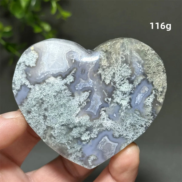 Green Aquatic Agate Heart-ToShay.org