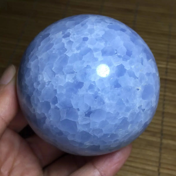 Blue Celestite Quartz Ball-ToShay.org