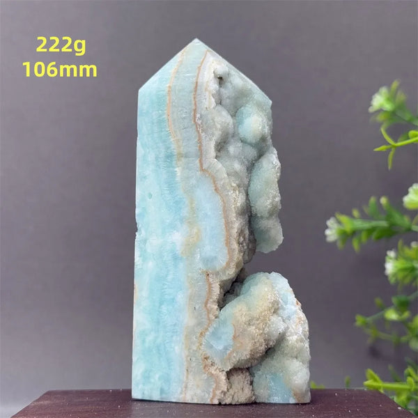 Blue Heteropolar Crystal Tower-ToShay.org
