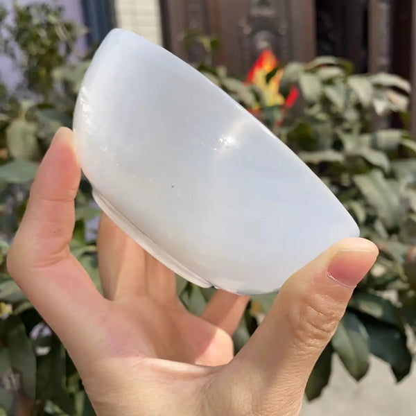 White Selenite Bowls-ToShay.org