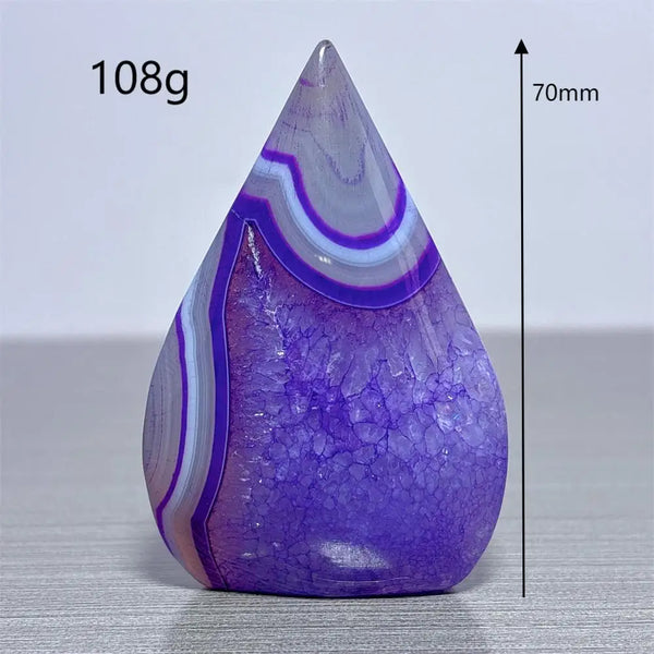 Violet Agate Torch-ToShay.org