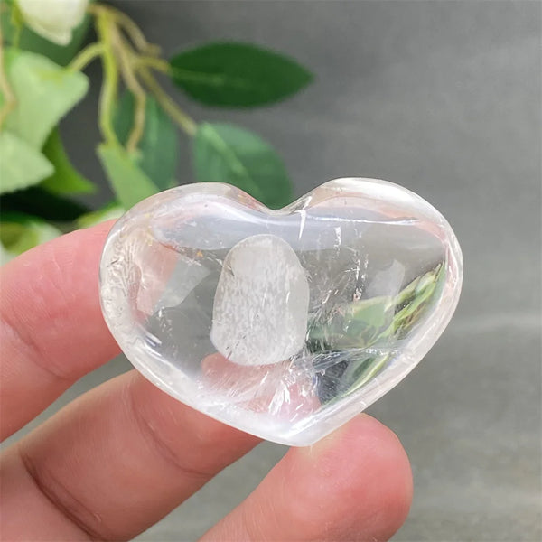 Clear Crystal Heart-ToShay.org