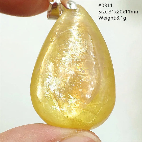 Gold Lepidolite Pendant-ToShay.org