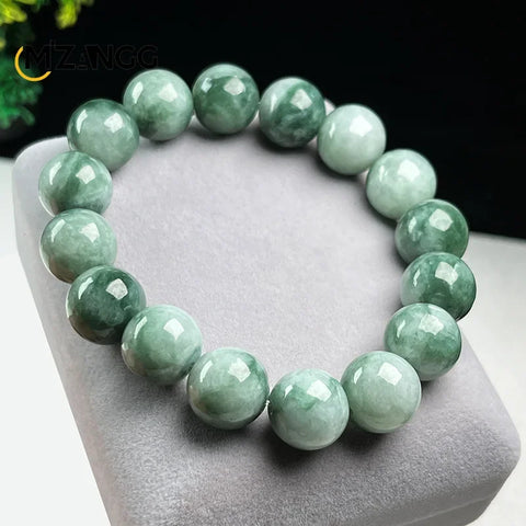 Green Flower Jadeite Bracelet-ToShay.org
