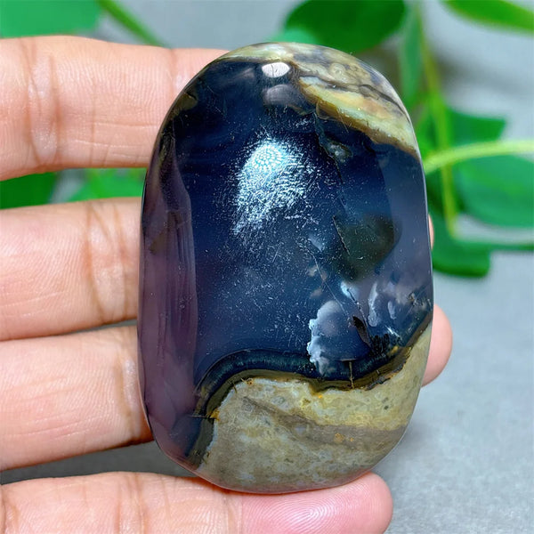 Fire Agate Palm Stone-ToShay.org
