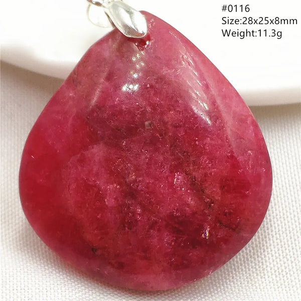 Red Rhodonite Pendant-ToShay.org