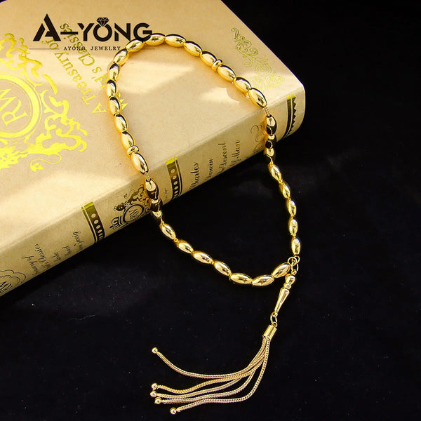 Yellow Amber Prayer Beads-ToShay.org